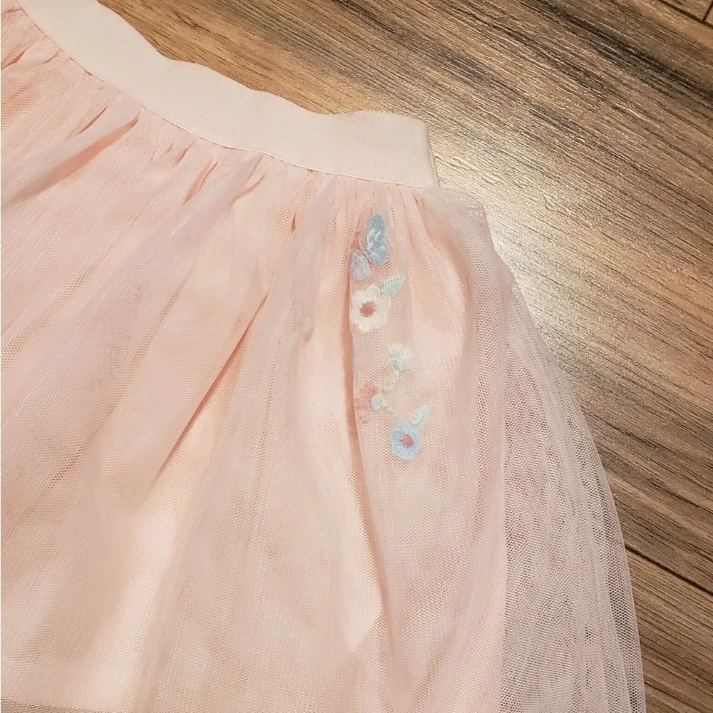 Carter’s Baby Girl Tutu Floral Butterfly Skirt Pink Size 18M